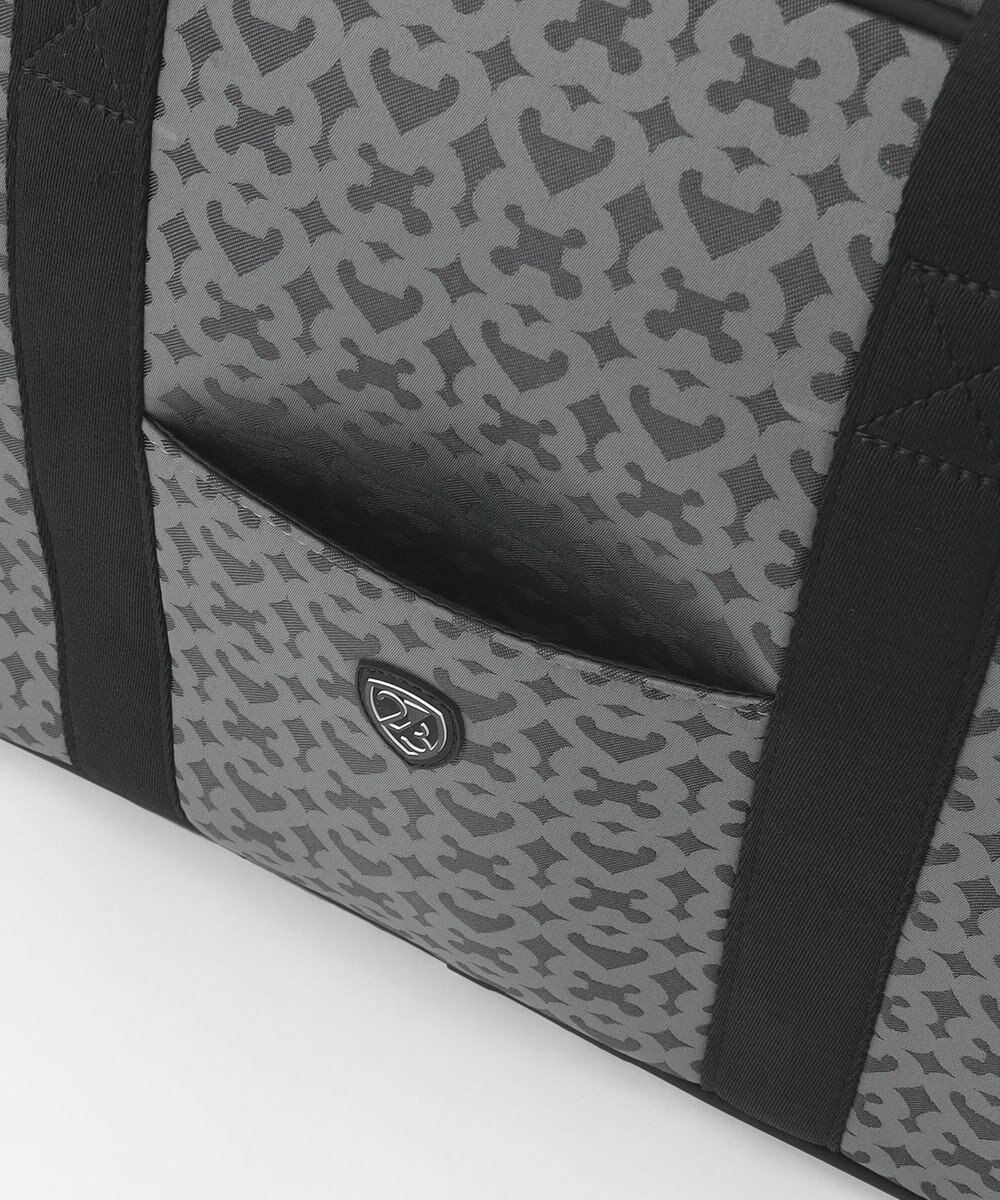 23区GOLF 【UNISEX】モノグラムボストンバッグ　シューズ収納付きの大容量　ショルダー持ちも可能 