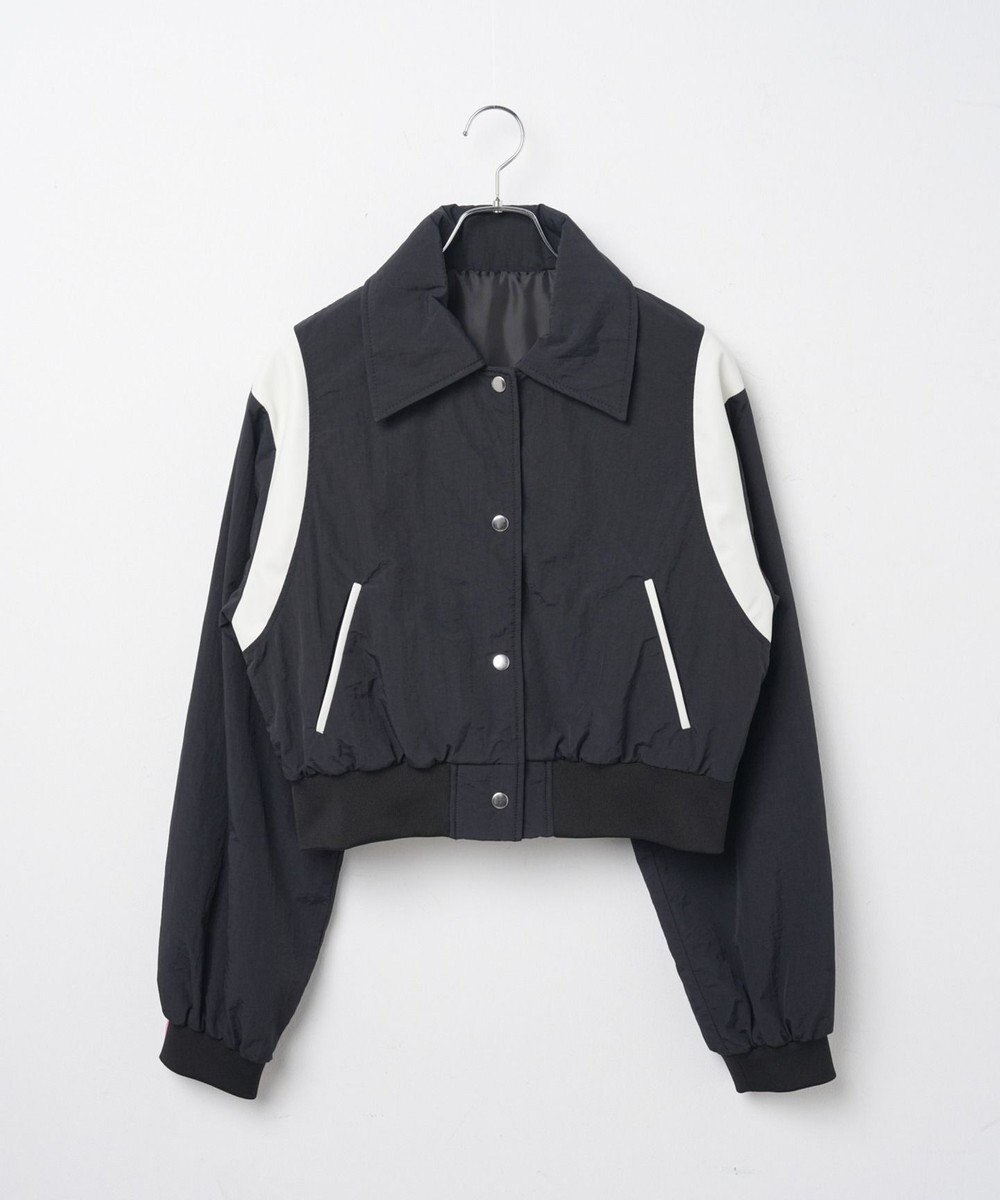 WEGO ナイロン切替ショートスタジャン 