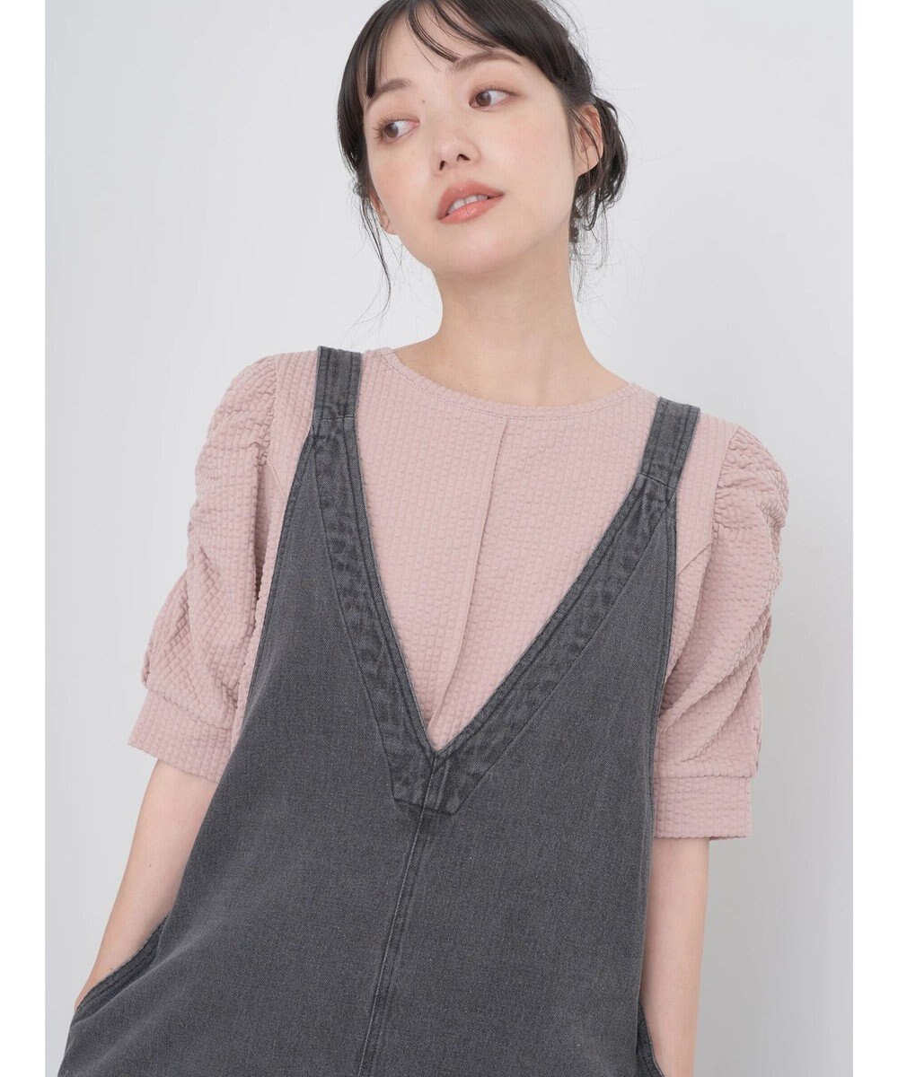 earth music&ecology ジャガードパワショルプルオーバー 