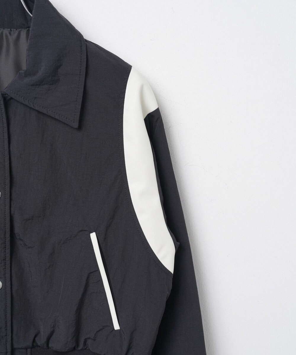 WEGO ナイロン切替ショートスタジャン 