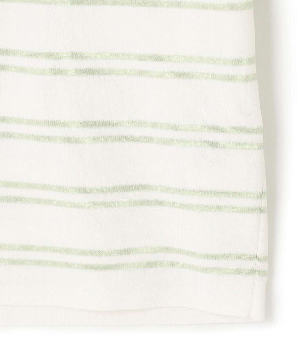 ICB 【洗える】 ハイブリッドボーダー ニットプルオーバー 