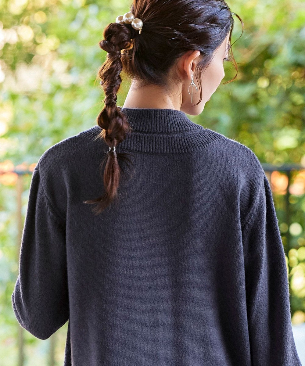 Tiaclasse L 【洗える】重ね着風ニットトップス 