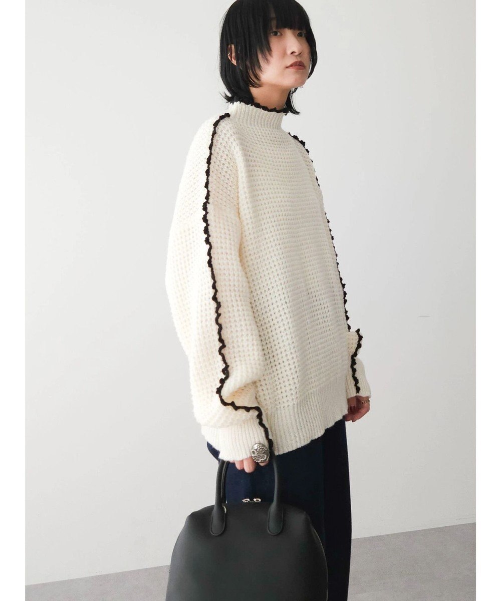 Green Parks ・Ｐｅｔｉｔ　Ｆｌｅｕｒ　ハイショクパイピングニット 