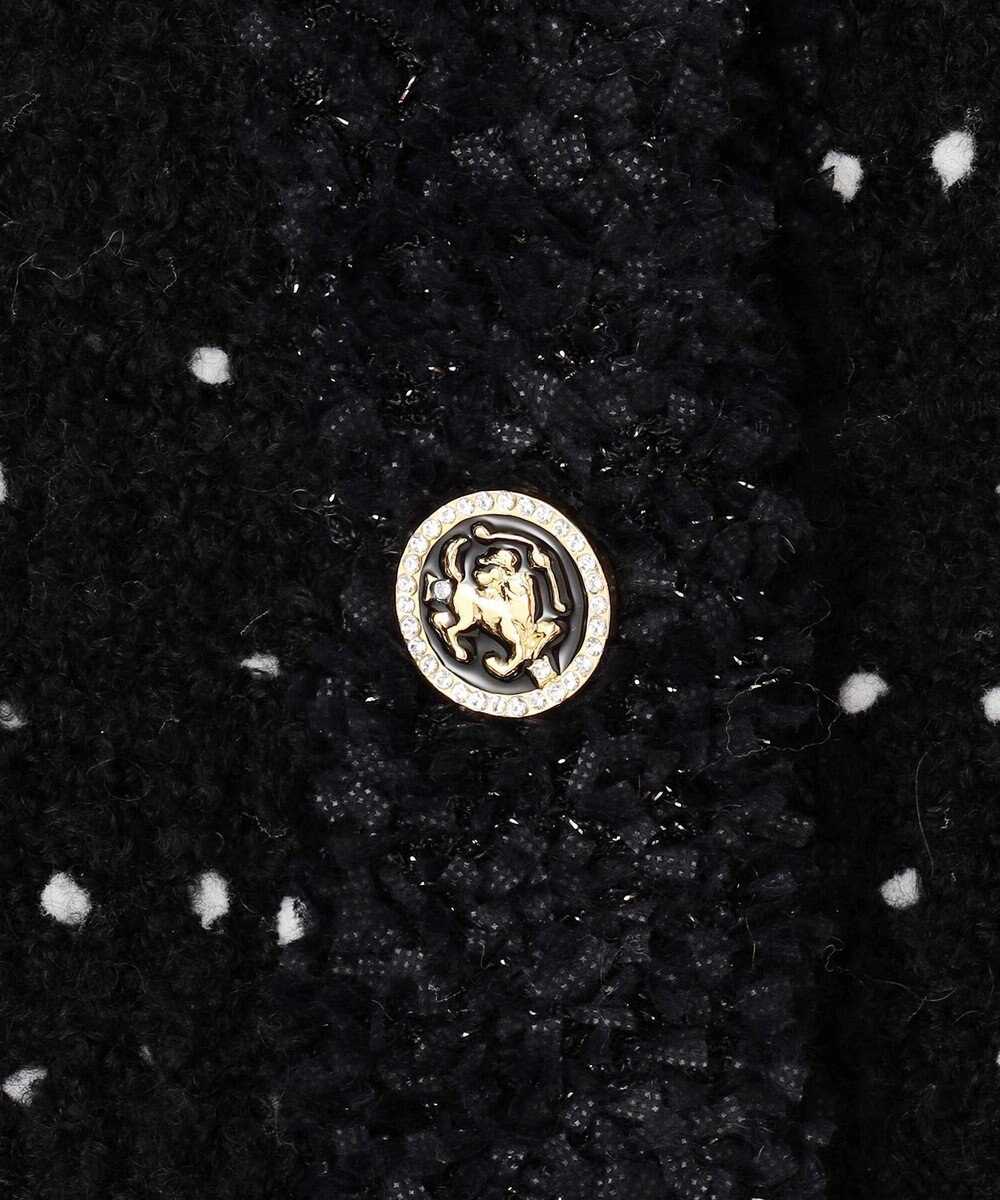 組曲 S 【組曲×setsuko sagittaire】サジテール釦ツイードニットジャケット 