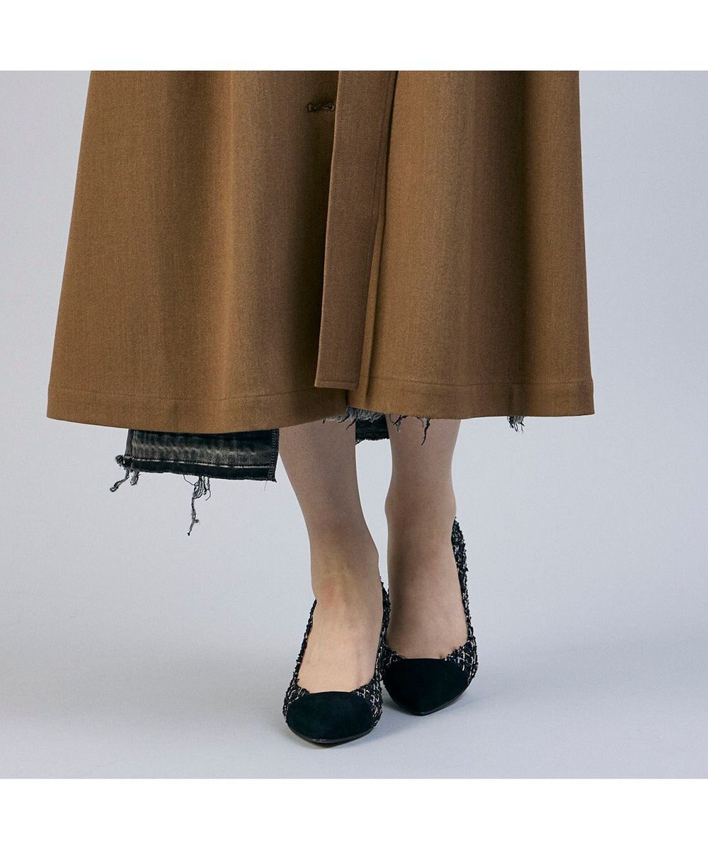 MODE ET JACOMO <MODE ET JACOMO>異素材コンビポインテッドトゥパンプス 