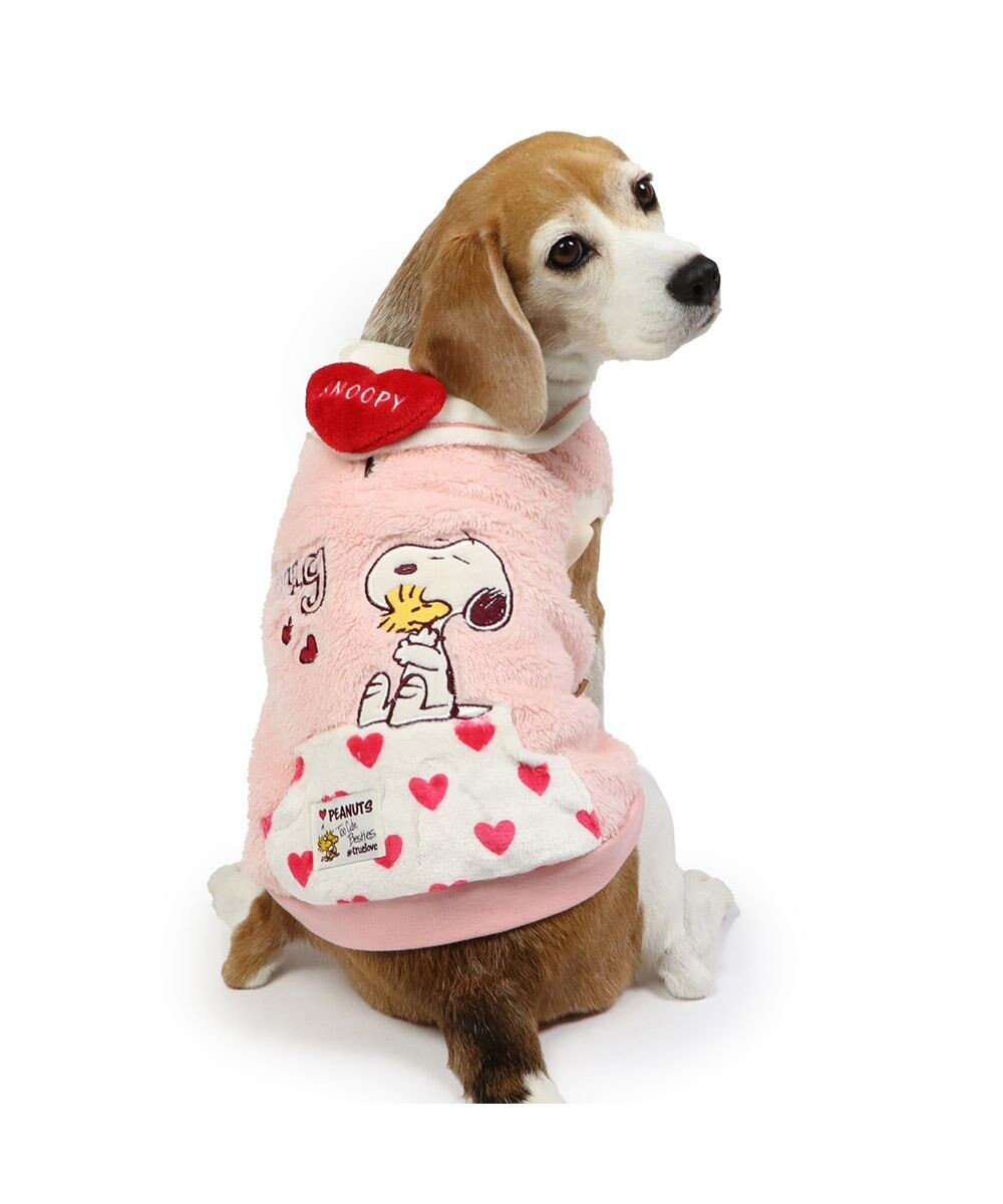 PET PARADISE スヌーピー ポケット付きベスト 《ハート柄》 中型犬 