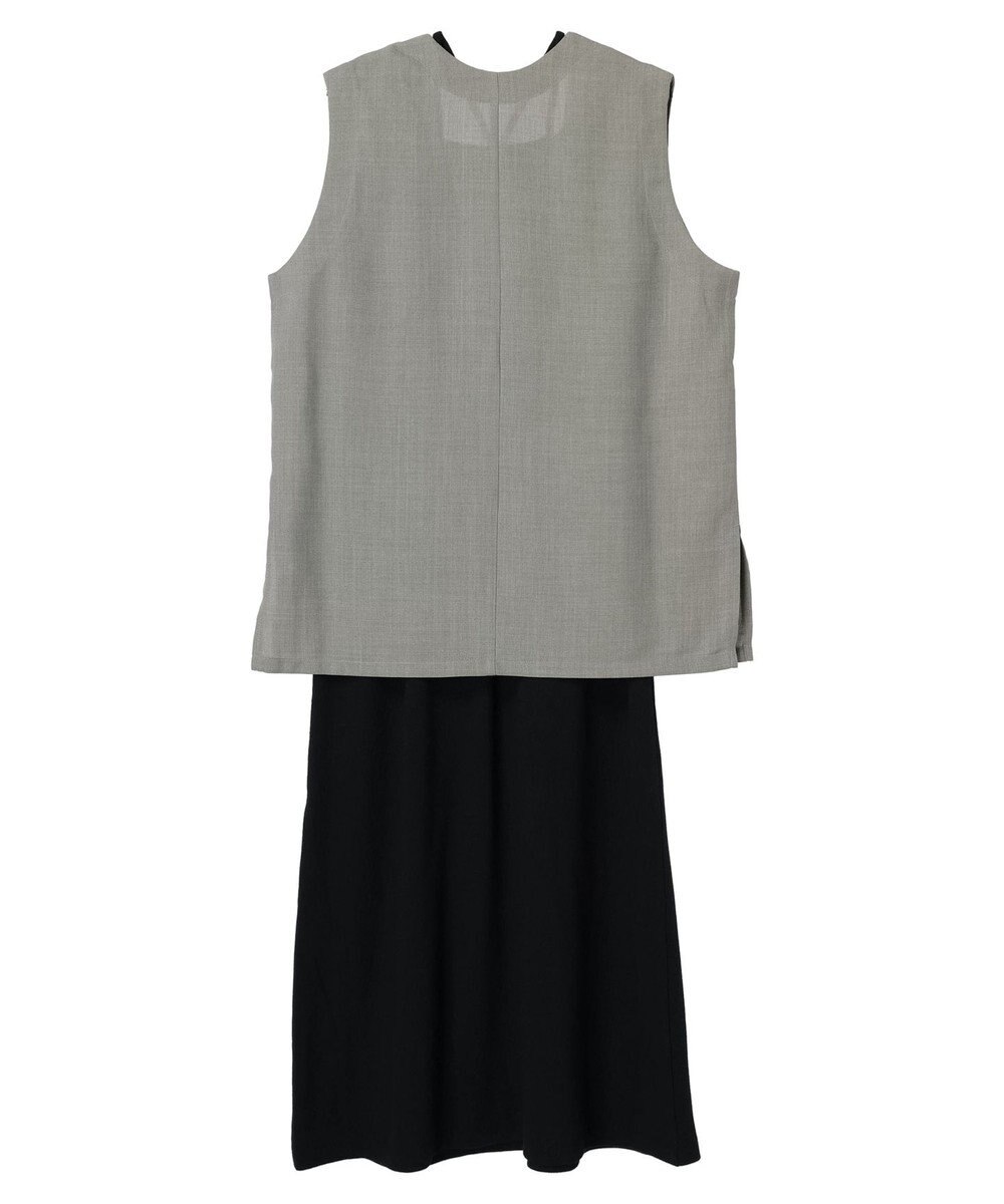 Green Parks ＳＥＴ２点ベスト＋マルチストラップワンピース 