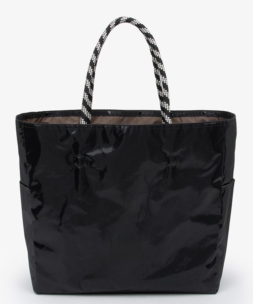 LeSportsac LARGE 2 WAY TOTE/2ウェイチョコレート/ブラックシャイン 