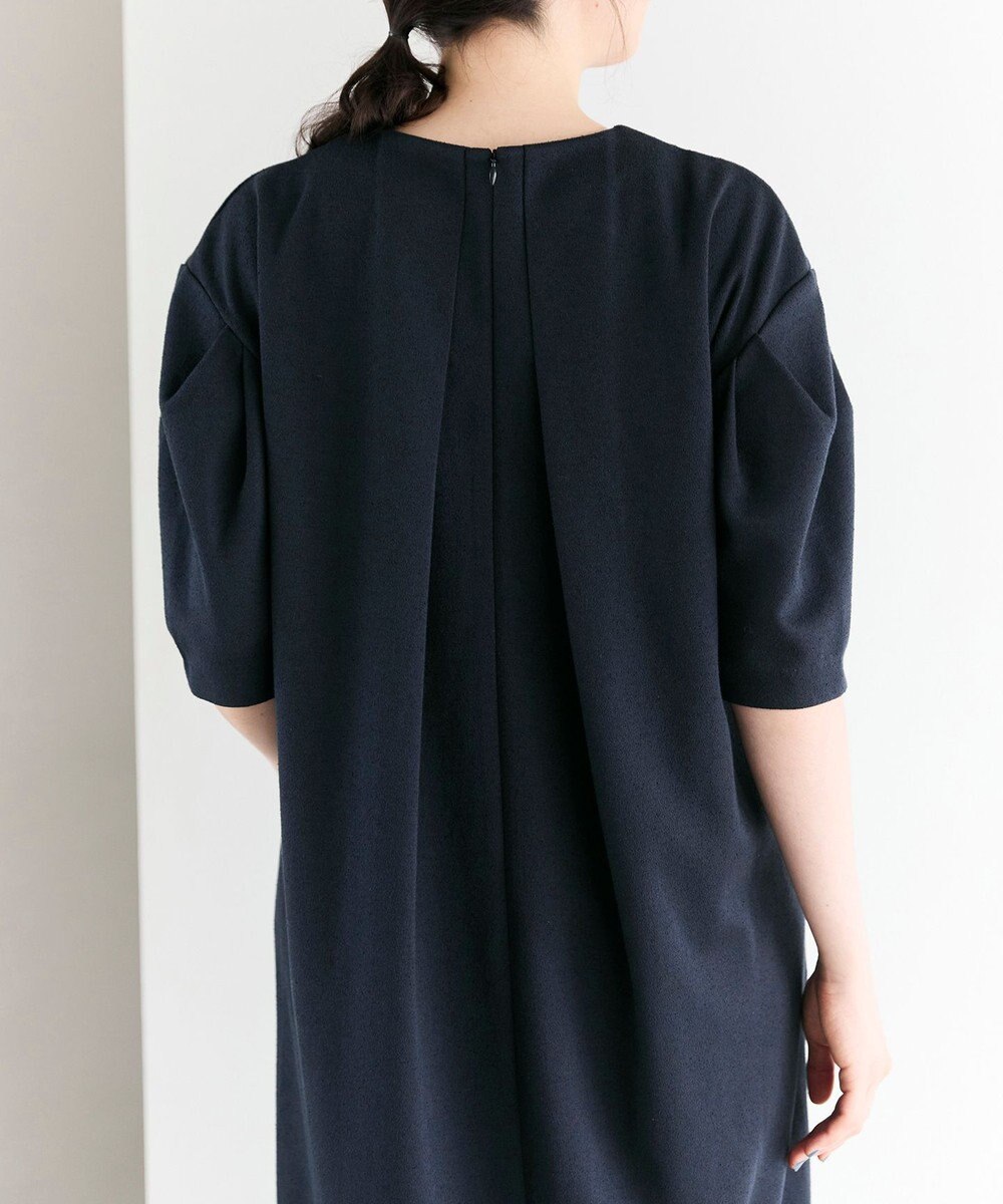 #Newans 【セレモニーにも/洗濯機可】パフスリーブロングワンピース​ 