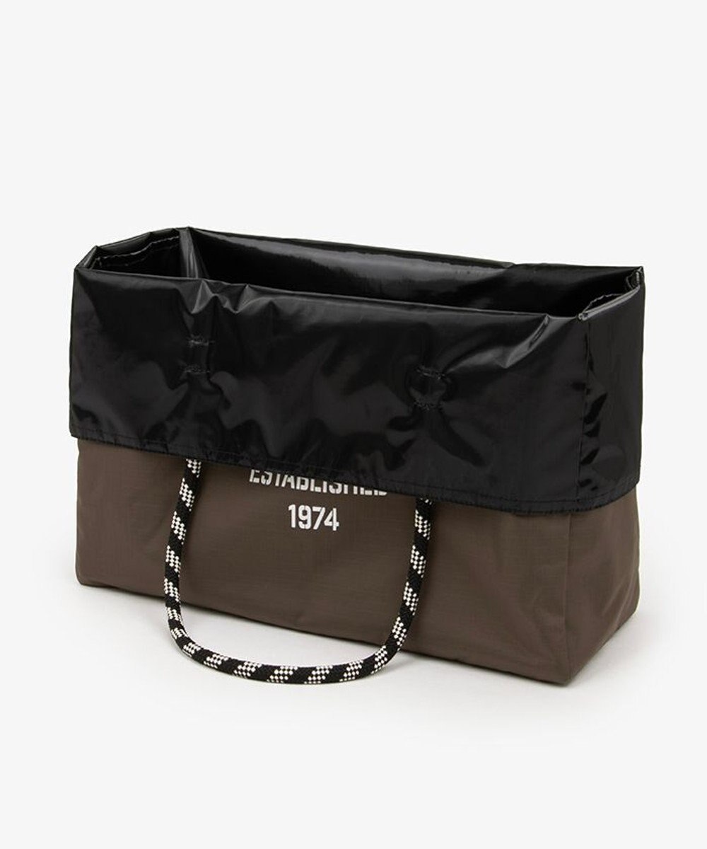 LeSportsac LARGE 2 WAY TOTE/2ウェイチョコレート/ブラックシャイン 