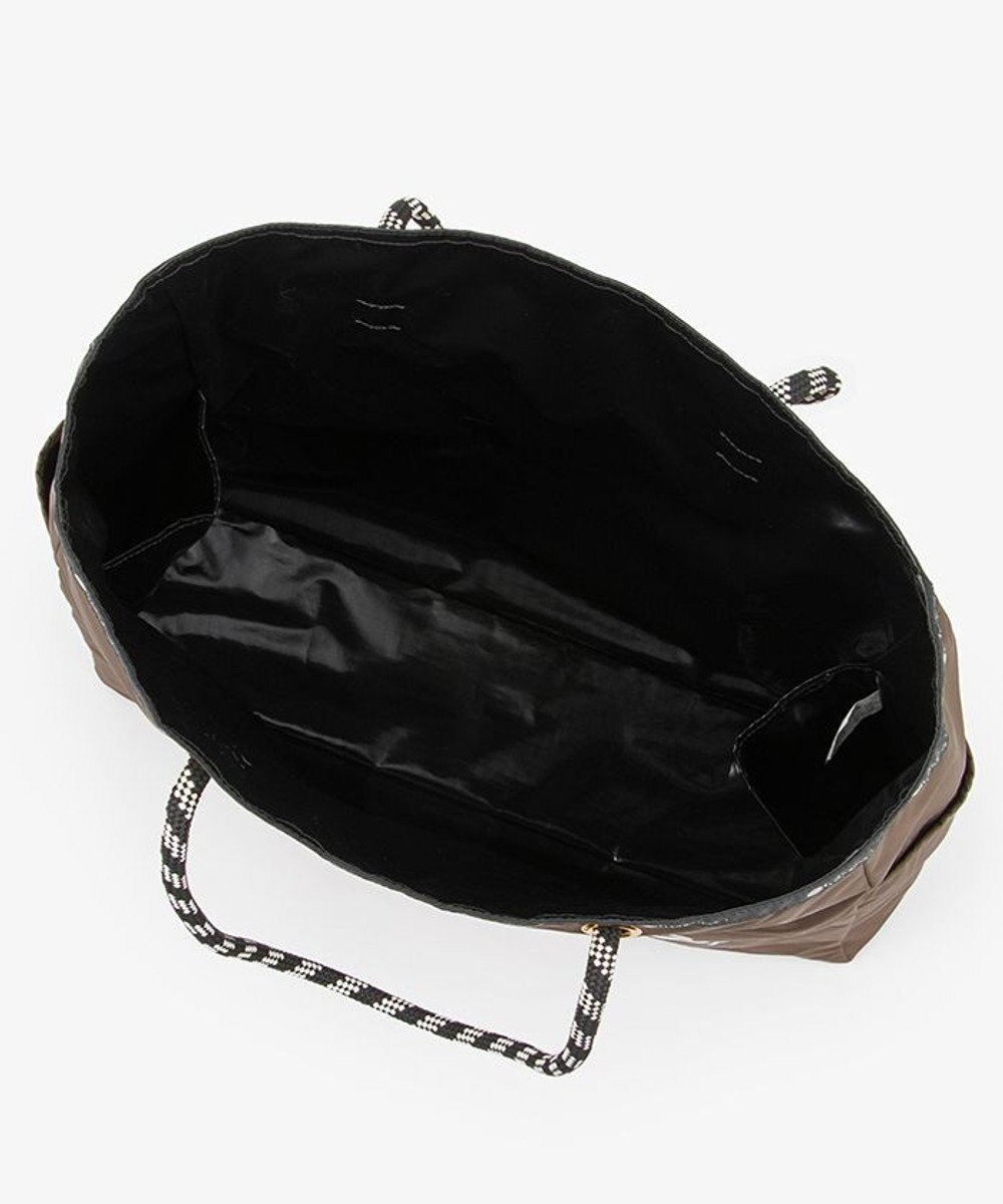 LeSportsac LARGE 2 WAY TOTE/2ウェイチョコレート/ブラックシャイン 