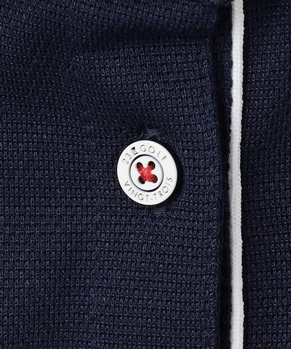 23区GOLF 【WOMEN】ピラミッドカノコ 半袖ポロシャツ 