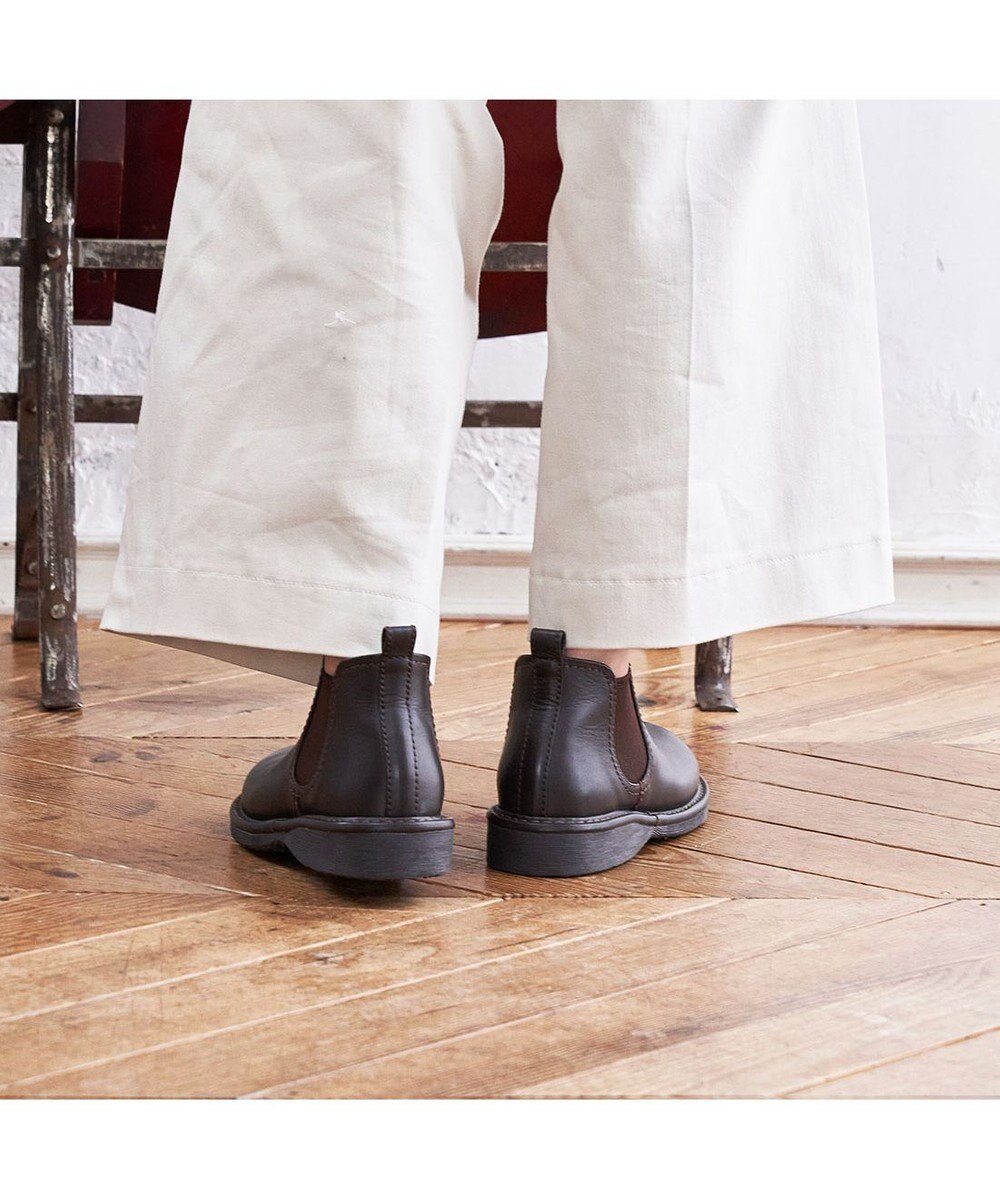 ing <ing>【サスティナブル】サイドゴアデザインアンクルブーツ 
