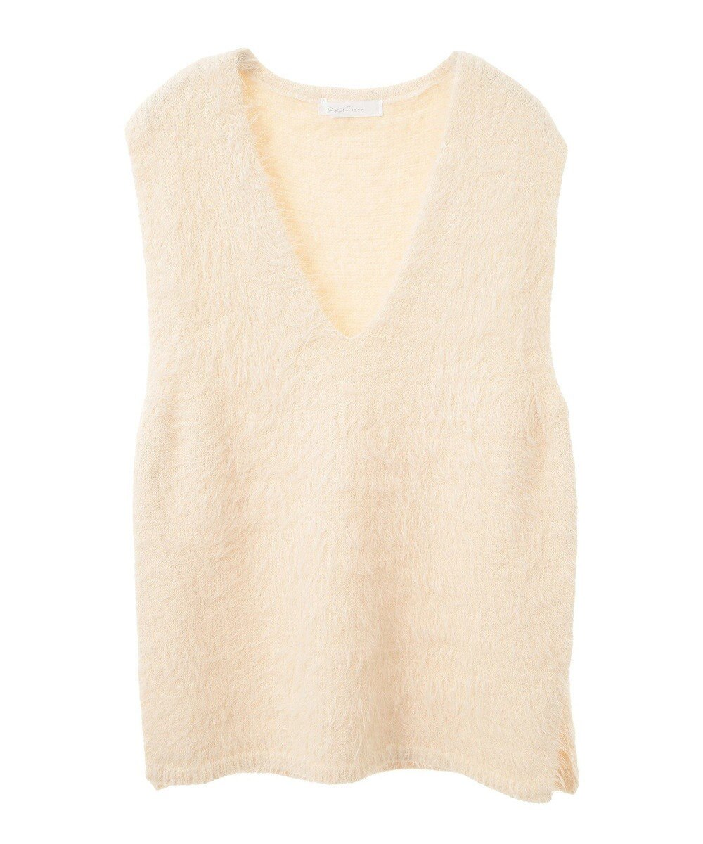 Green Parks ・Ｐｅｔｉｔ　Ｆｌｅｕｒ　シャギーＶネックベスト 