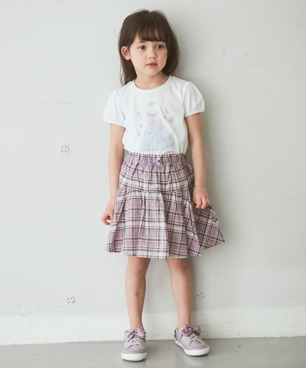 ANY KIDS 総柄スカパン 