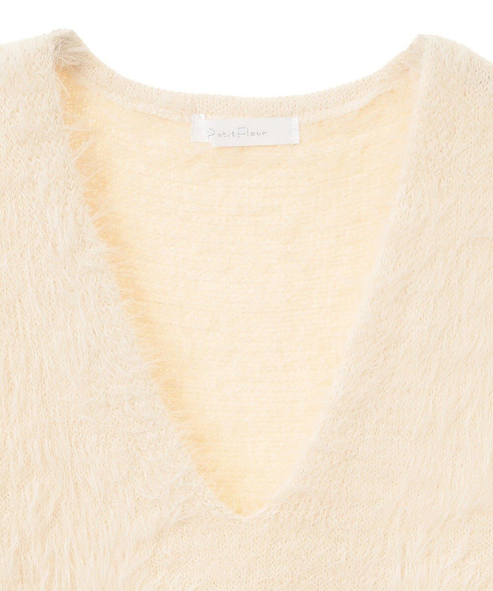 Green Parks ・Ｐｅｔｉｔ　Ｆｌｅｕｒ　シャギーＶネックベスト 