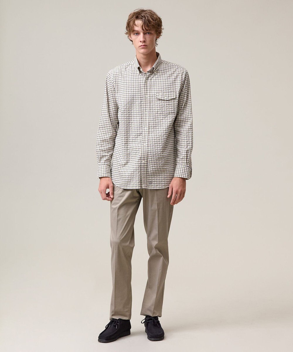 J.PRESS MEN 【ストレッチ / 洗える】ハイパワーシャンブレードビー パンツ 