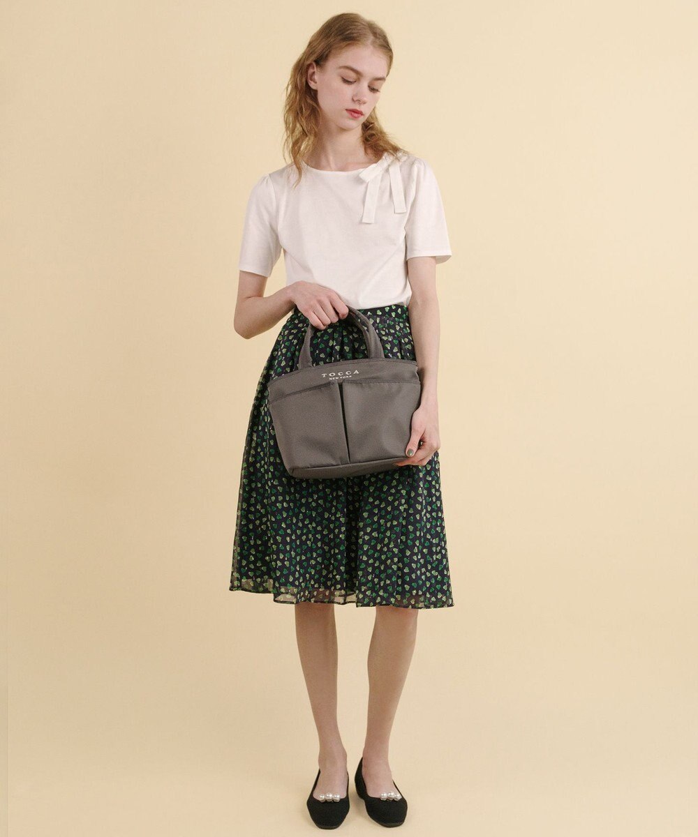 TOCCA 【WEB＆一部店舗限定】【撥水・サスティナブル素材】T-INCONTRO TOTE S トートバッグ S 