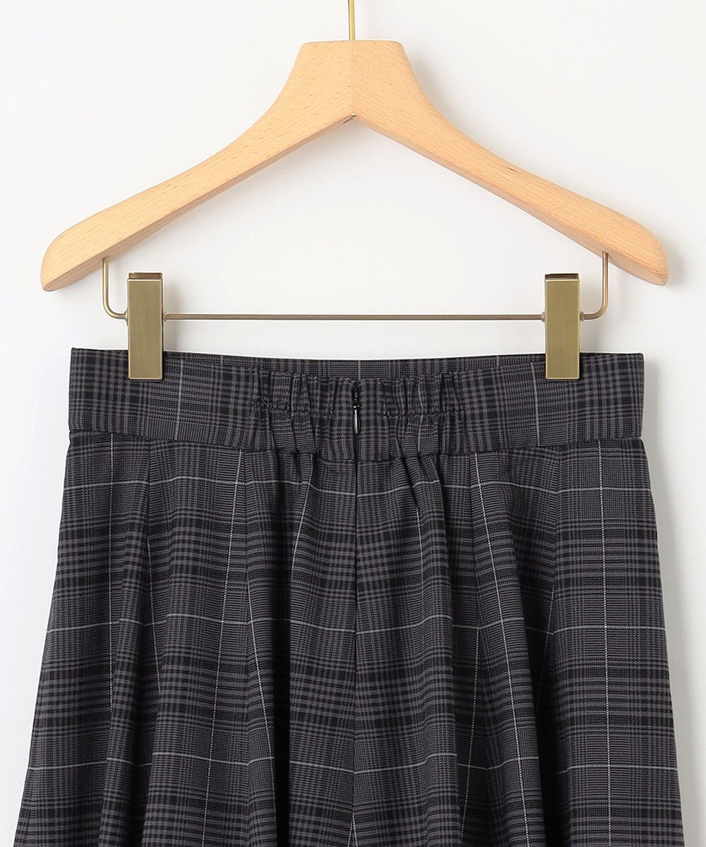組曲 【WEB限定カラーあり】ウールライクストレッチ フレアスカート 