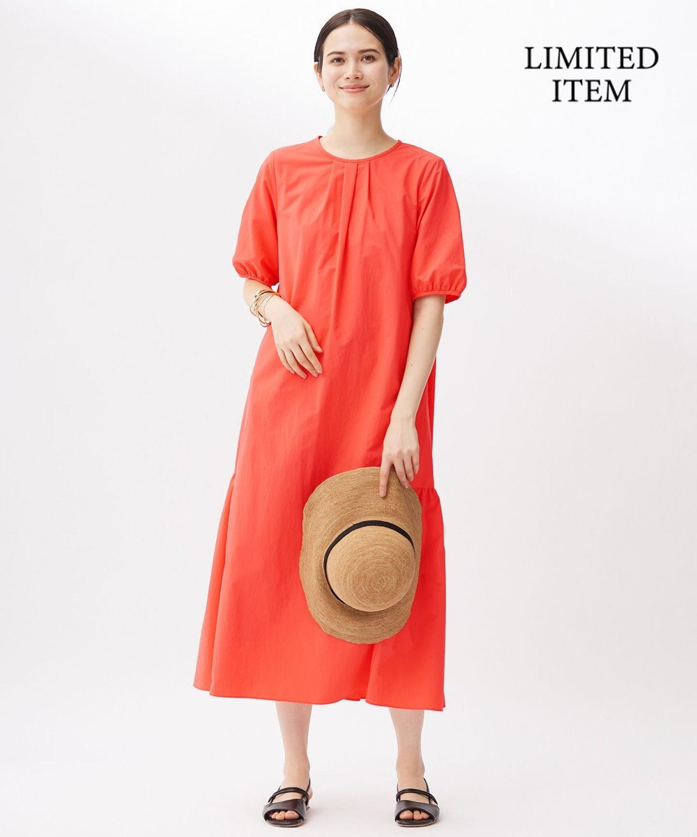 自由区 【カタログ掲載・WEB限定・接触冷感・UVカット・洗える】ファンクショナル ドレス 