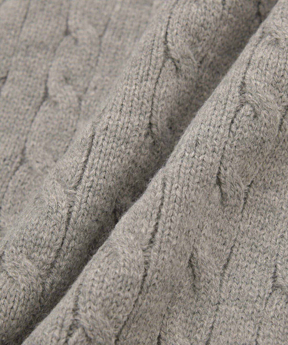 Green Parks ＳＥＴ２点ケーブルベスト＋ニットワンピース 