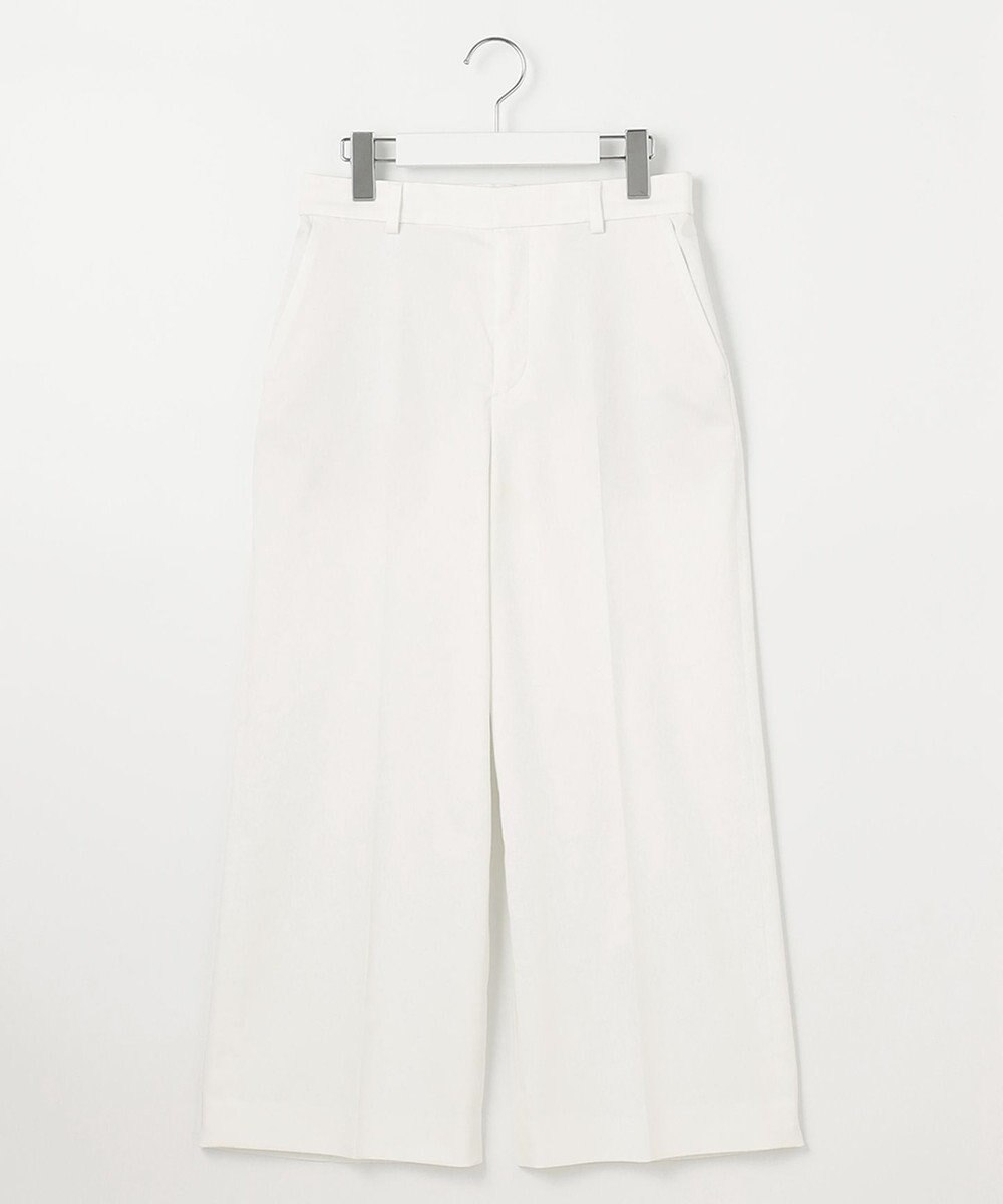 自由区 【接触冷感・吸湿・速乾・XXSサイズあり】COOL MAXクロップド丈 ワイドパンツ 