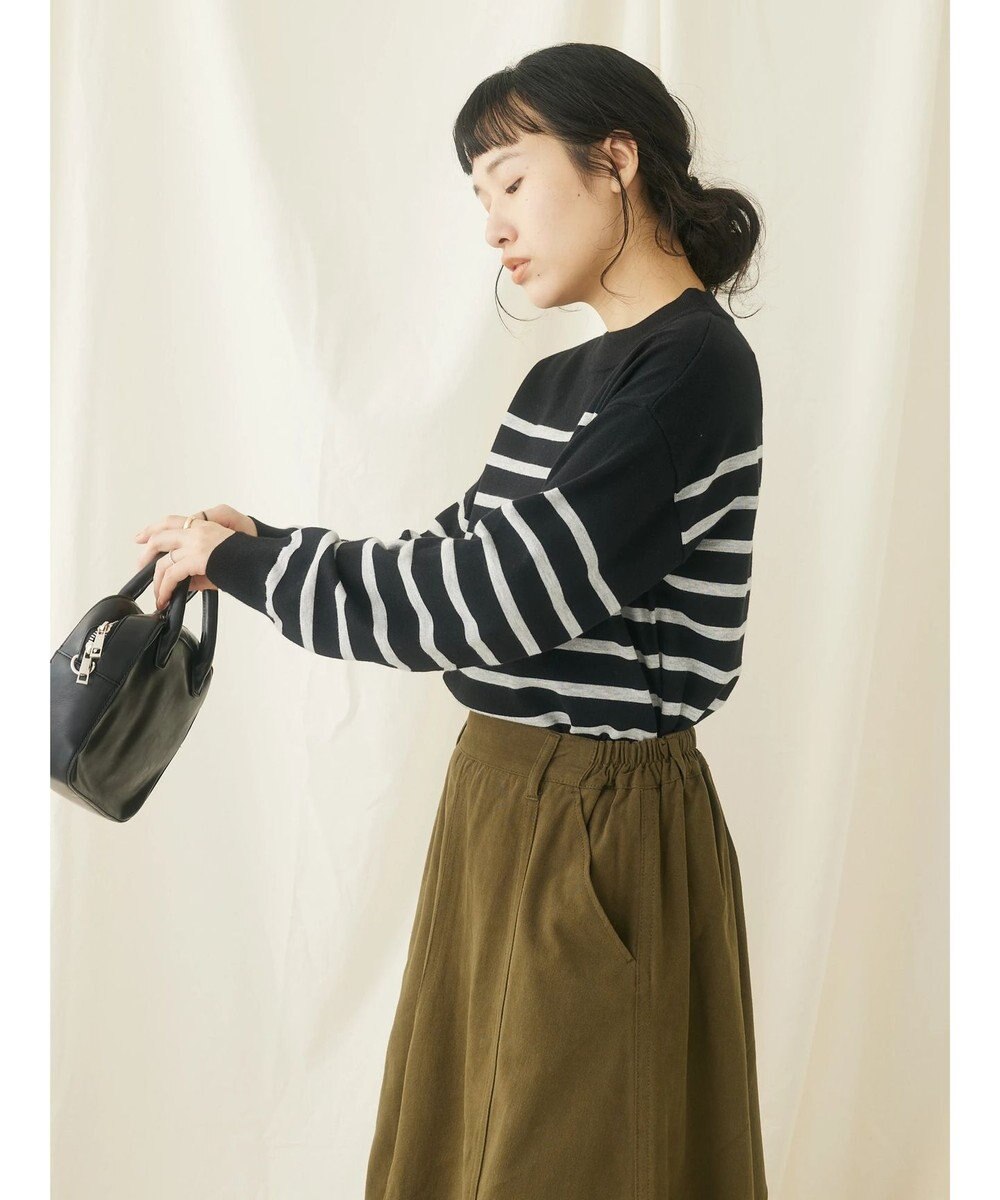 CRAFT STANDARD BOUTIQUE シルク混ニット長袖プルオーバー 