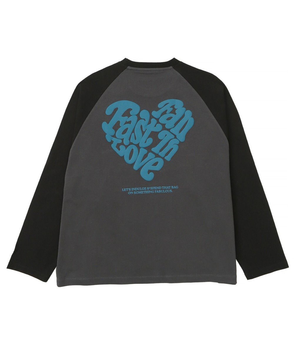 WEGO ラグランハートグラフィックT（LS） 