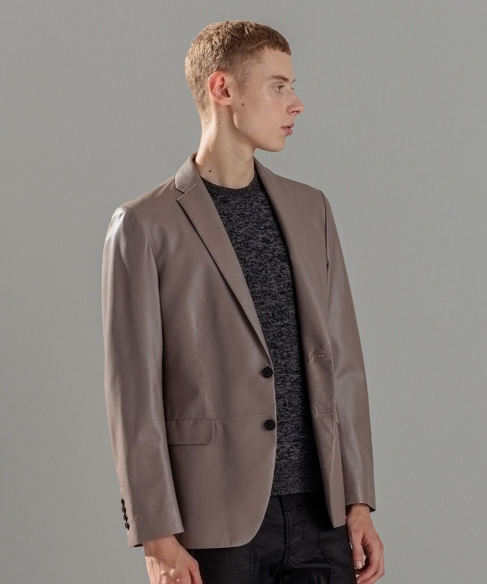 JOSEPH HOMME ライトラムナッパレザー　ジャケット 