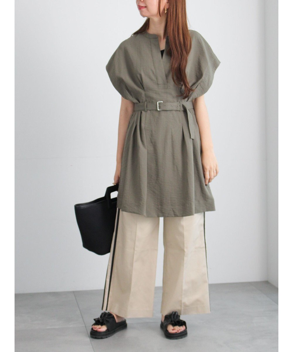 Te chichi ミリタリーチュニックシャツ 