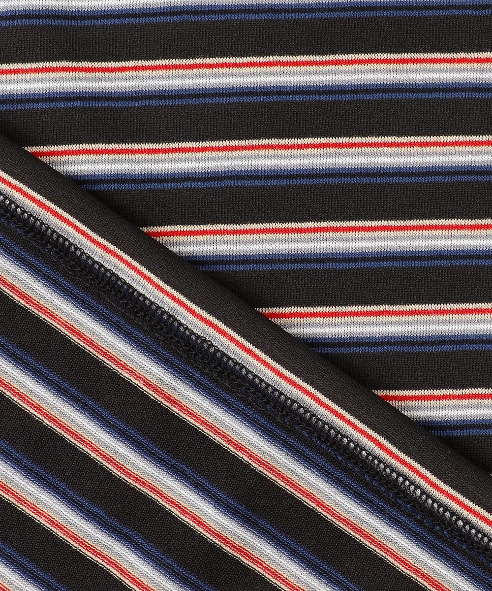 ICB L 【洗える】 シアーマルチボーダー カットソー 