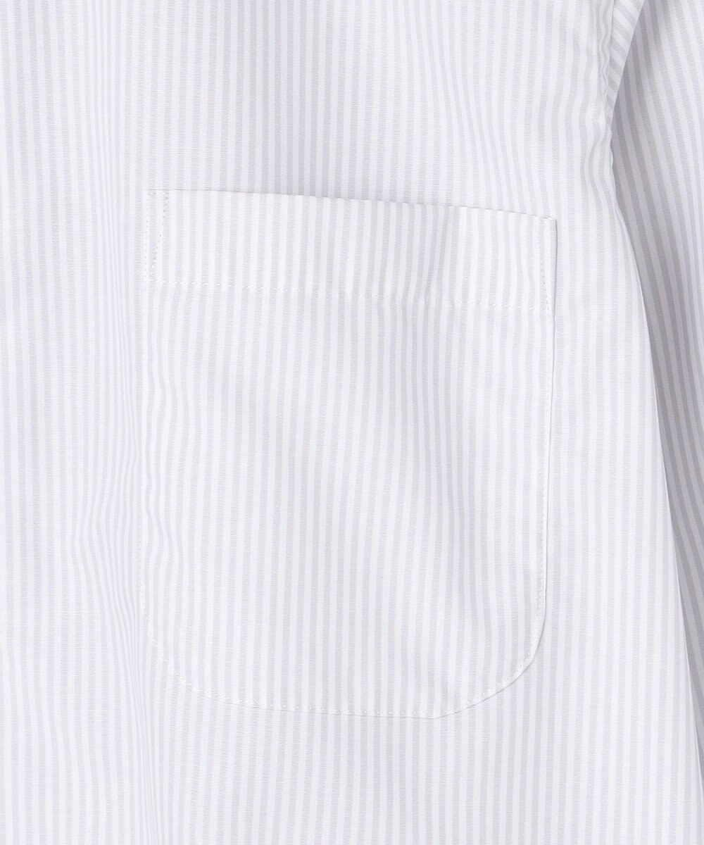 GOTAIRIKU 【形態安定】PREMIUMPLEATS_セミワイドカラー 通年ドレスシャツ（カラー ストライプ） 