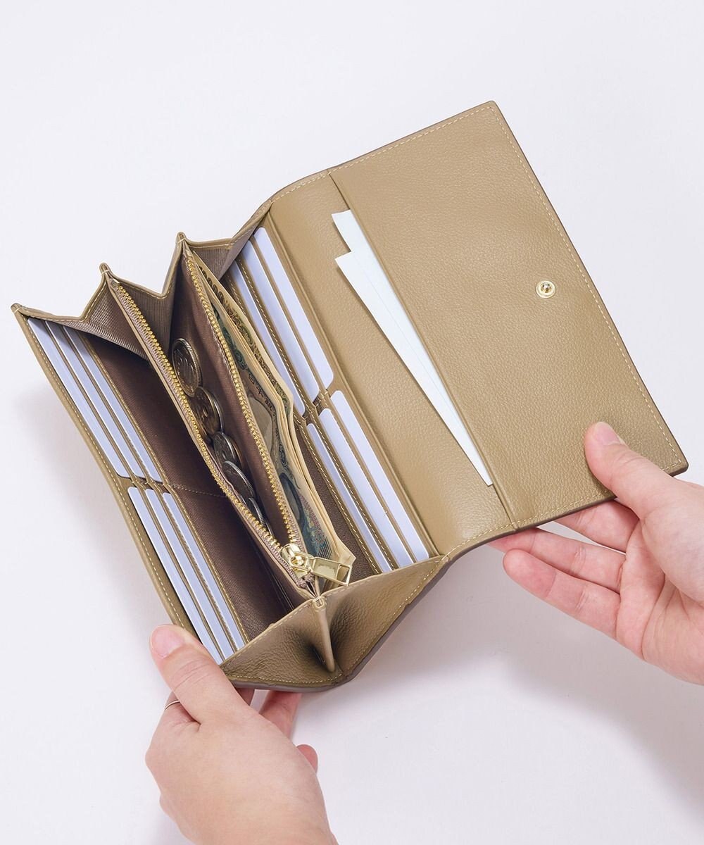 TOPKAPI 【TREASURE TOPKAPI】ソフトレザー ベルトデザイン 長財布　 