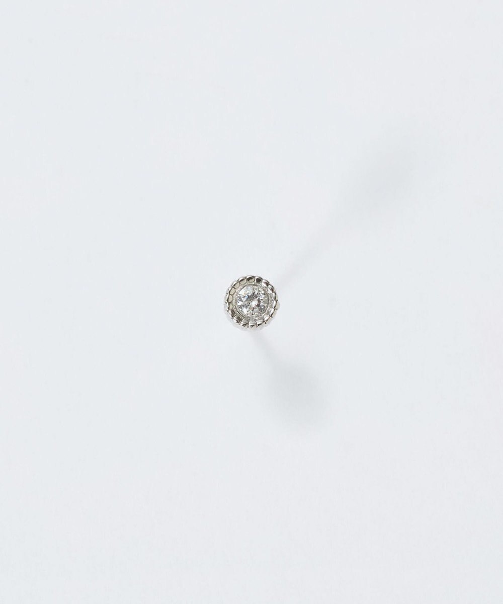 Phoebe 【金属アレルギー対応】プチシャイニングピアス(片耳)　シルバー/サージカルステンレス 