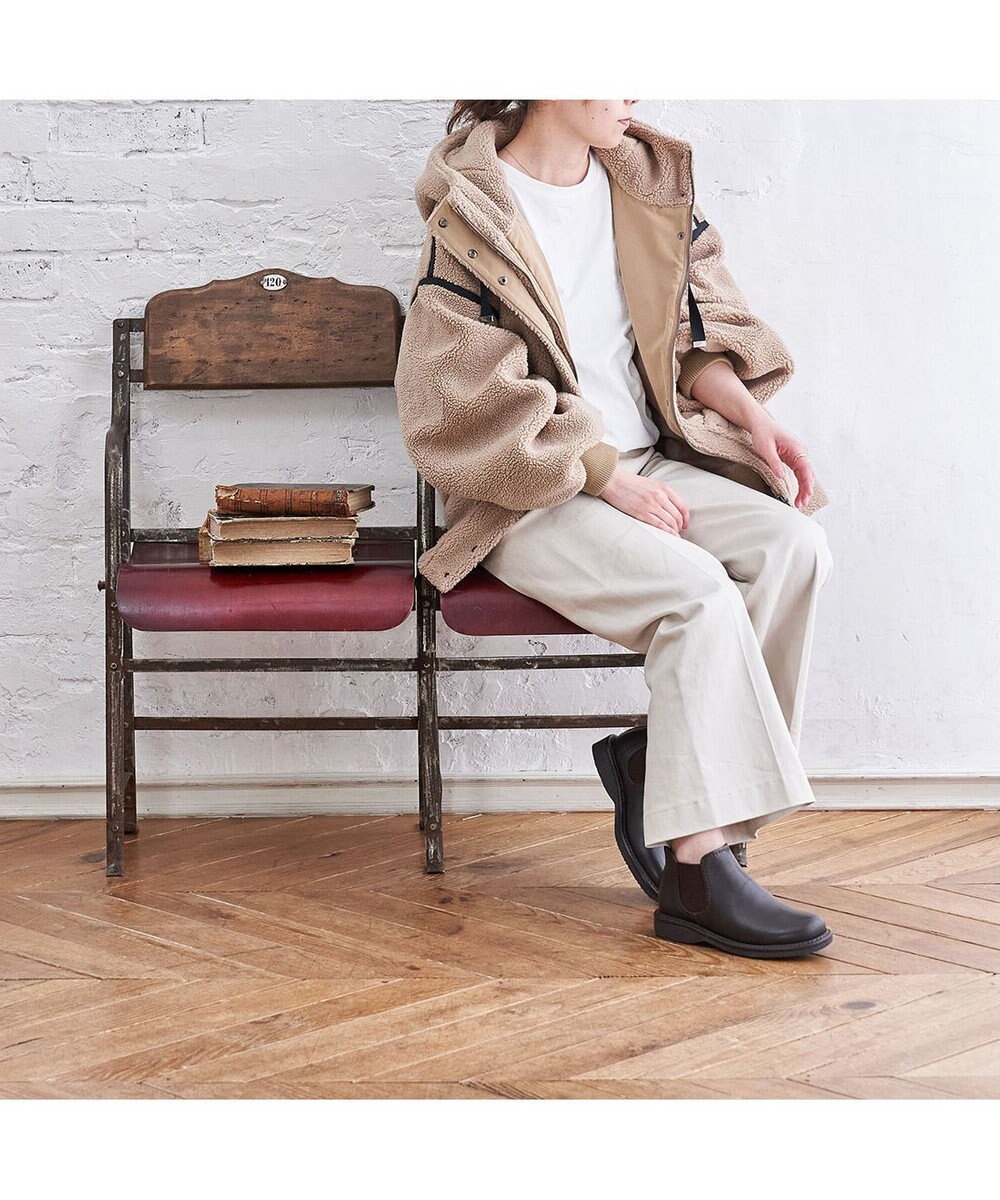 ing <ing>【サスティナブル】サイドゴアデザインアンクルブーツ 