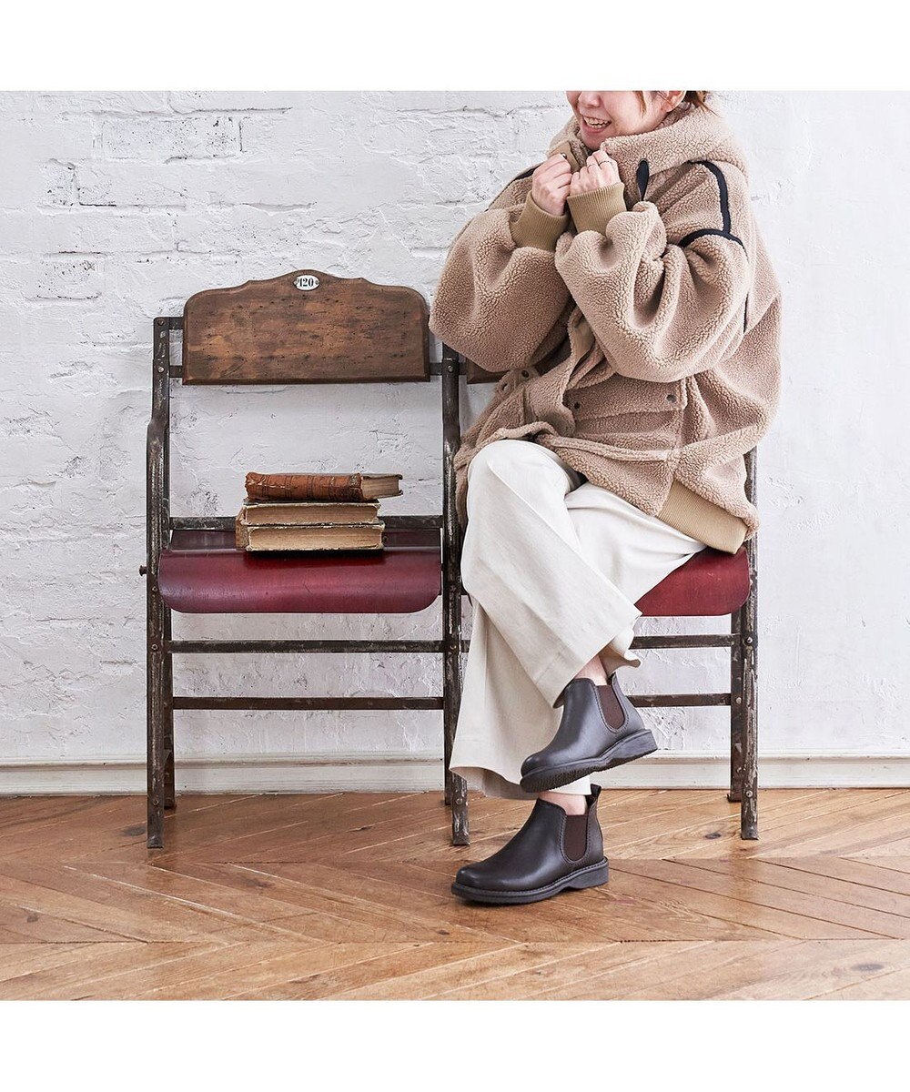 ing <ing>【サスティナブル】サイドゴアデザインアンクルブーツ 