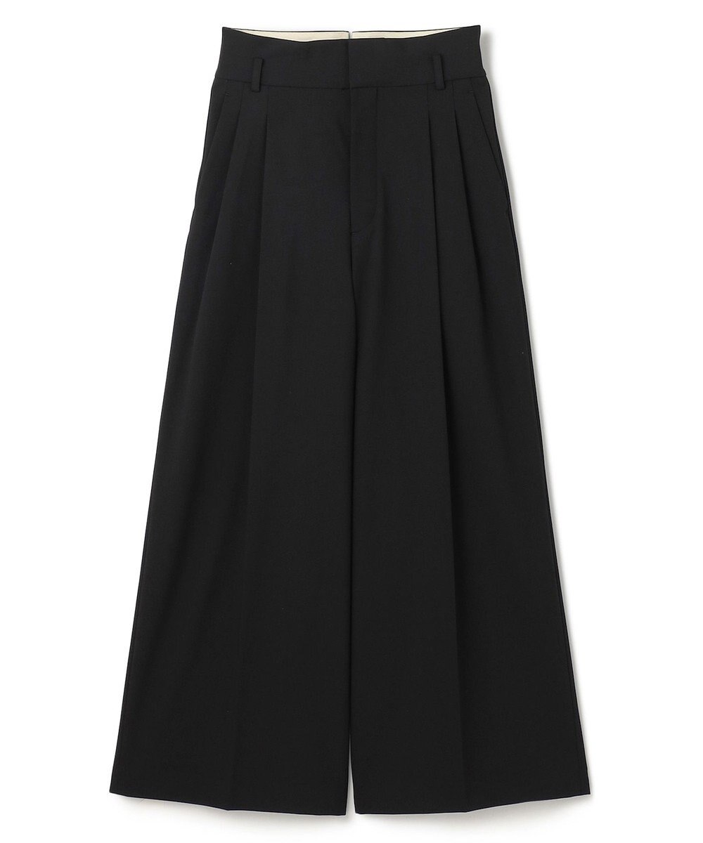 uncrave TRツイル ワイドトラウザー 