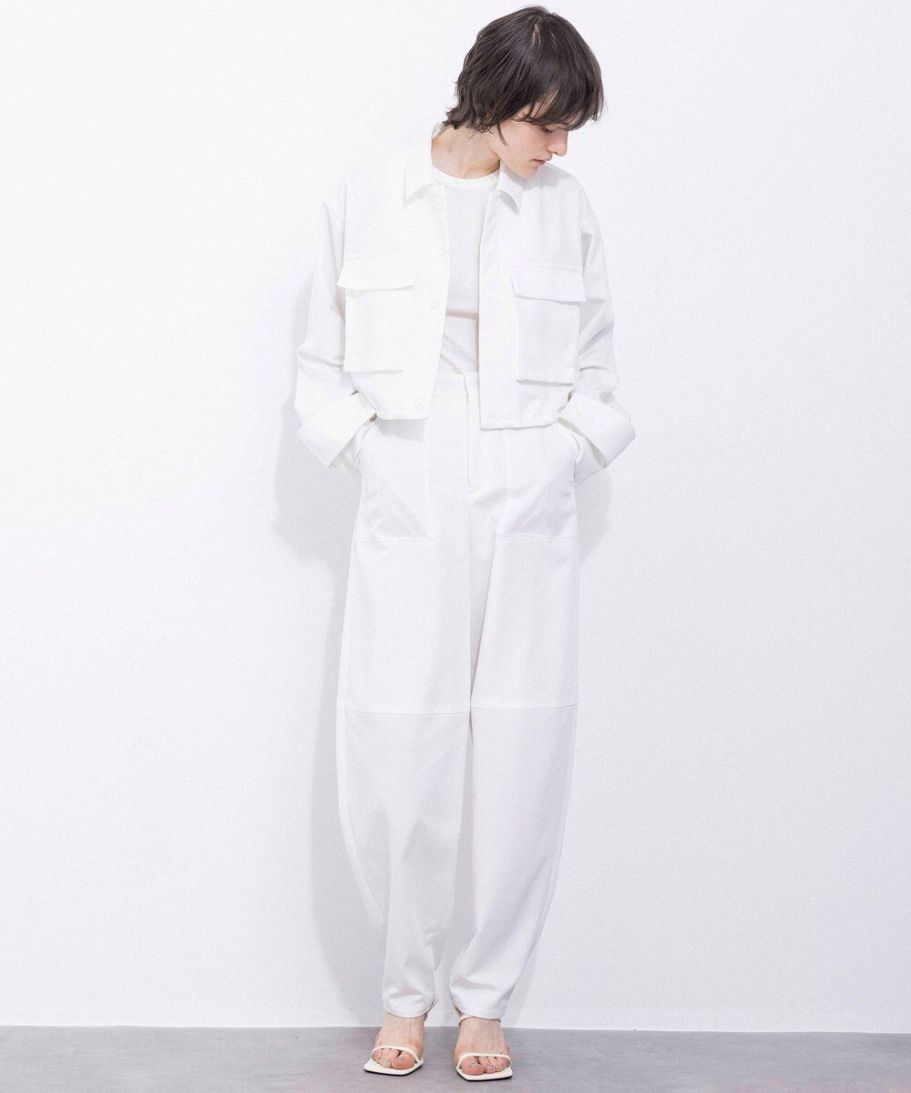 NAVE 【Nave・セットアップ可/洗える/撥水】スパンツイル ショートジャケット 