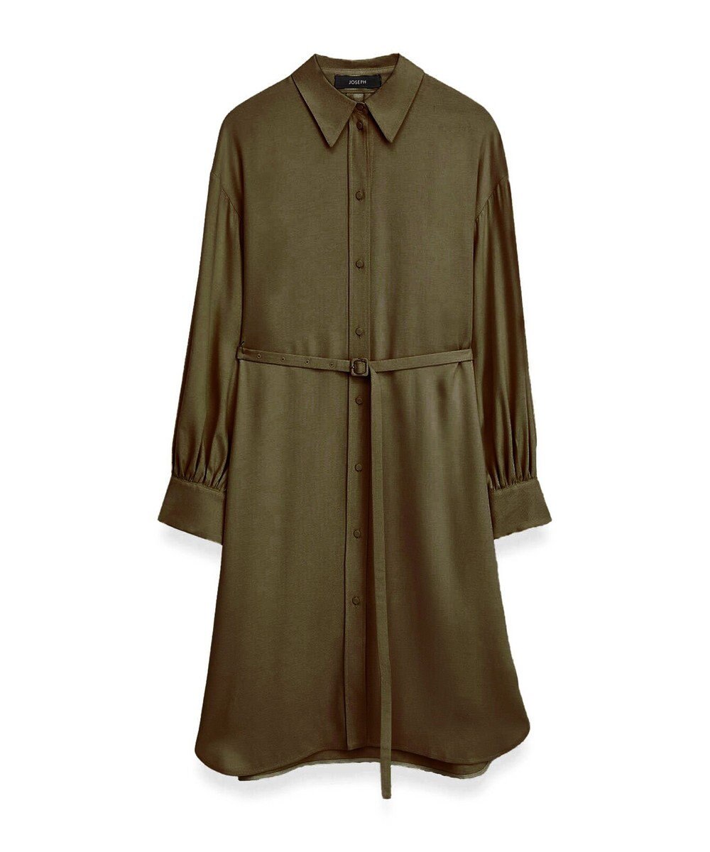 JOSEPH ビスコースツイル　シャツドレス 