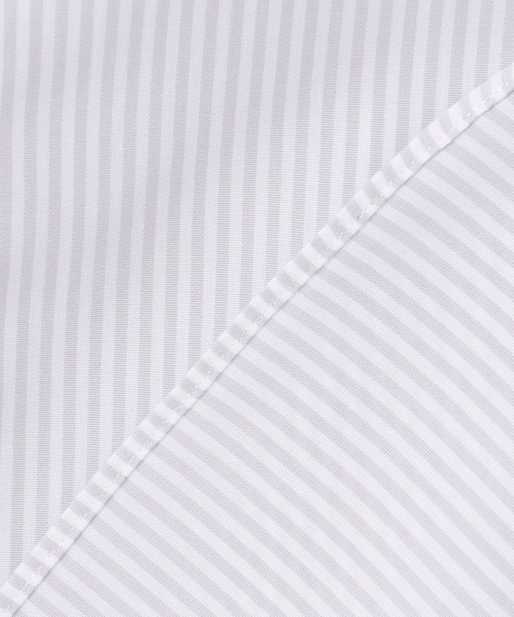 GOTAIRIKU 【形態安定】PREMIUMPLEATS_セミワイドカラー 通年ドレスシャツ（カラー ストライプ） 