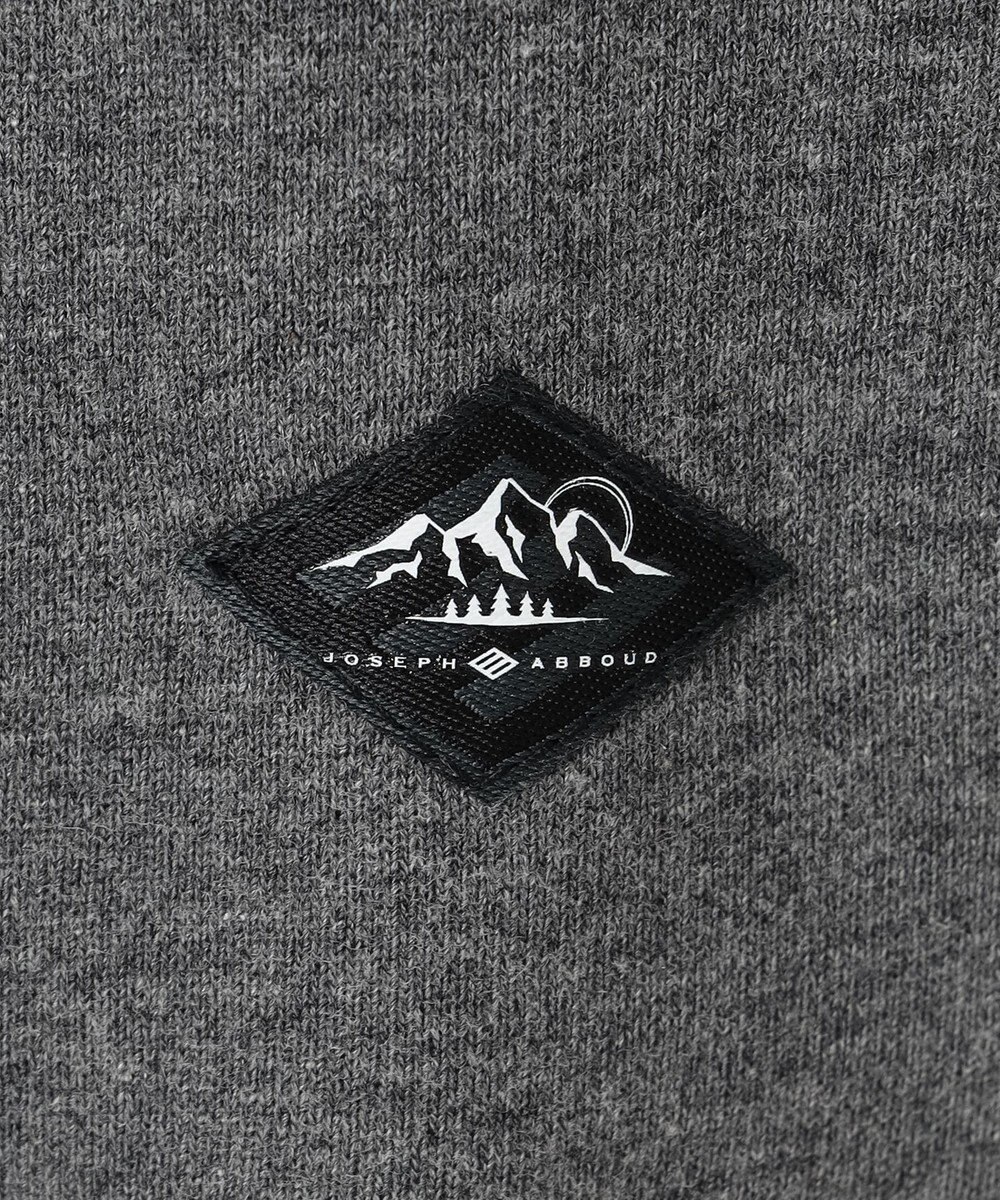 JOSEPH ABBOUD MOUNTAIN 【UNISEX】OG裏毛パイルエンブロイダリー パーカー 
