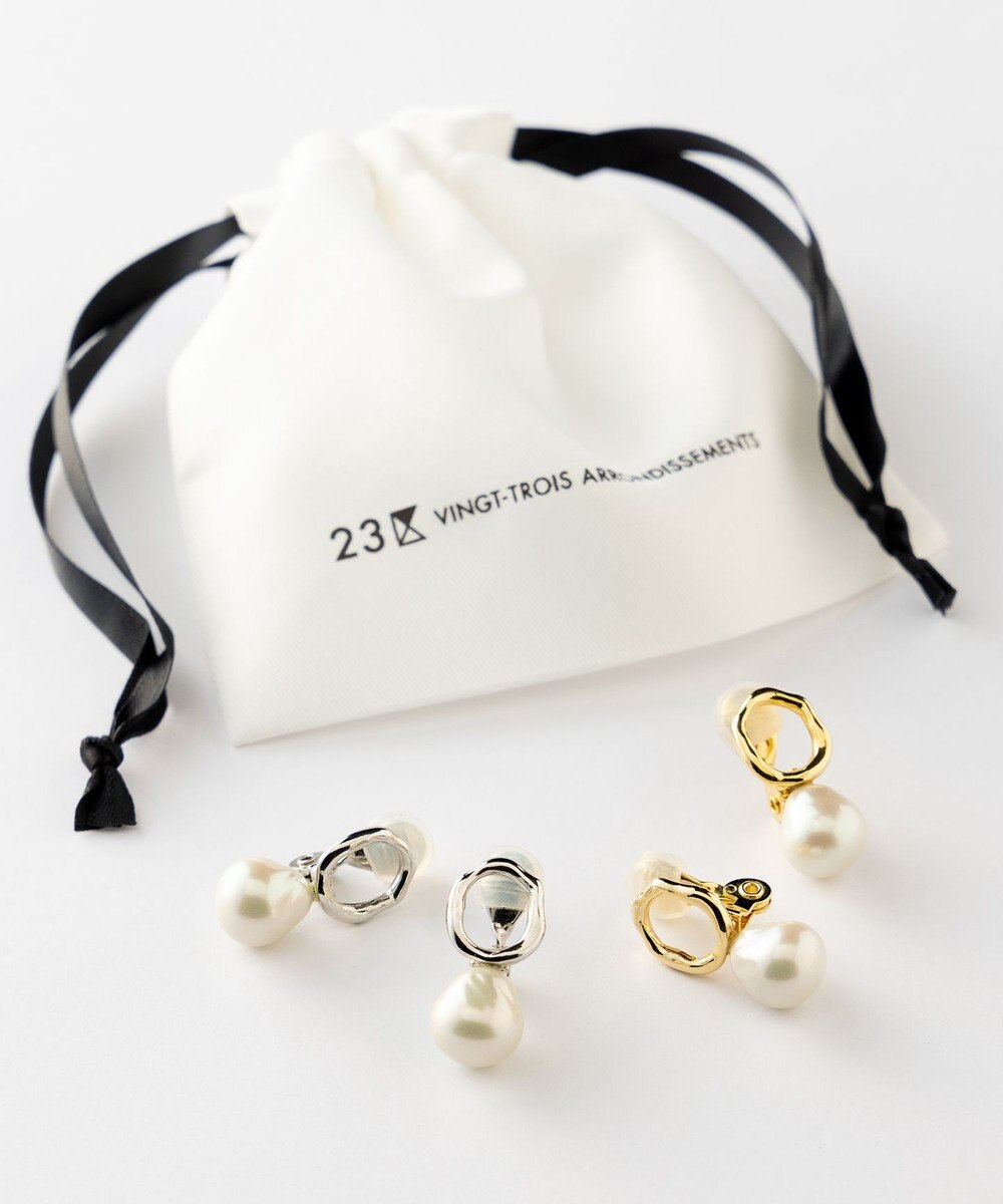 23区 【好評につき追加生産】バロック パール イヤリング 