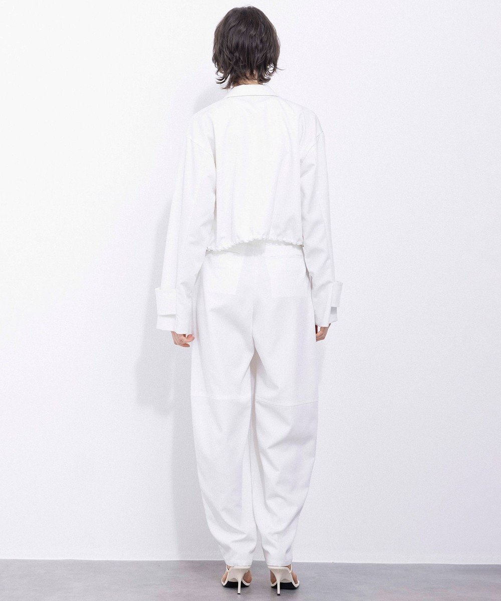 NAVE 【Nave・セットアップ可/洗える/撥水】スパンツイル ショートジャケット 