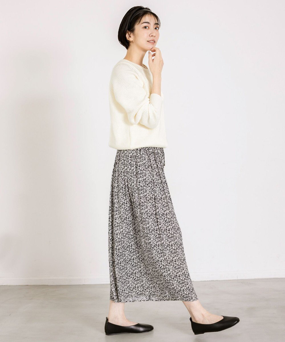 ANY 【ウエストゴム】リラックススカーチョ 