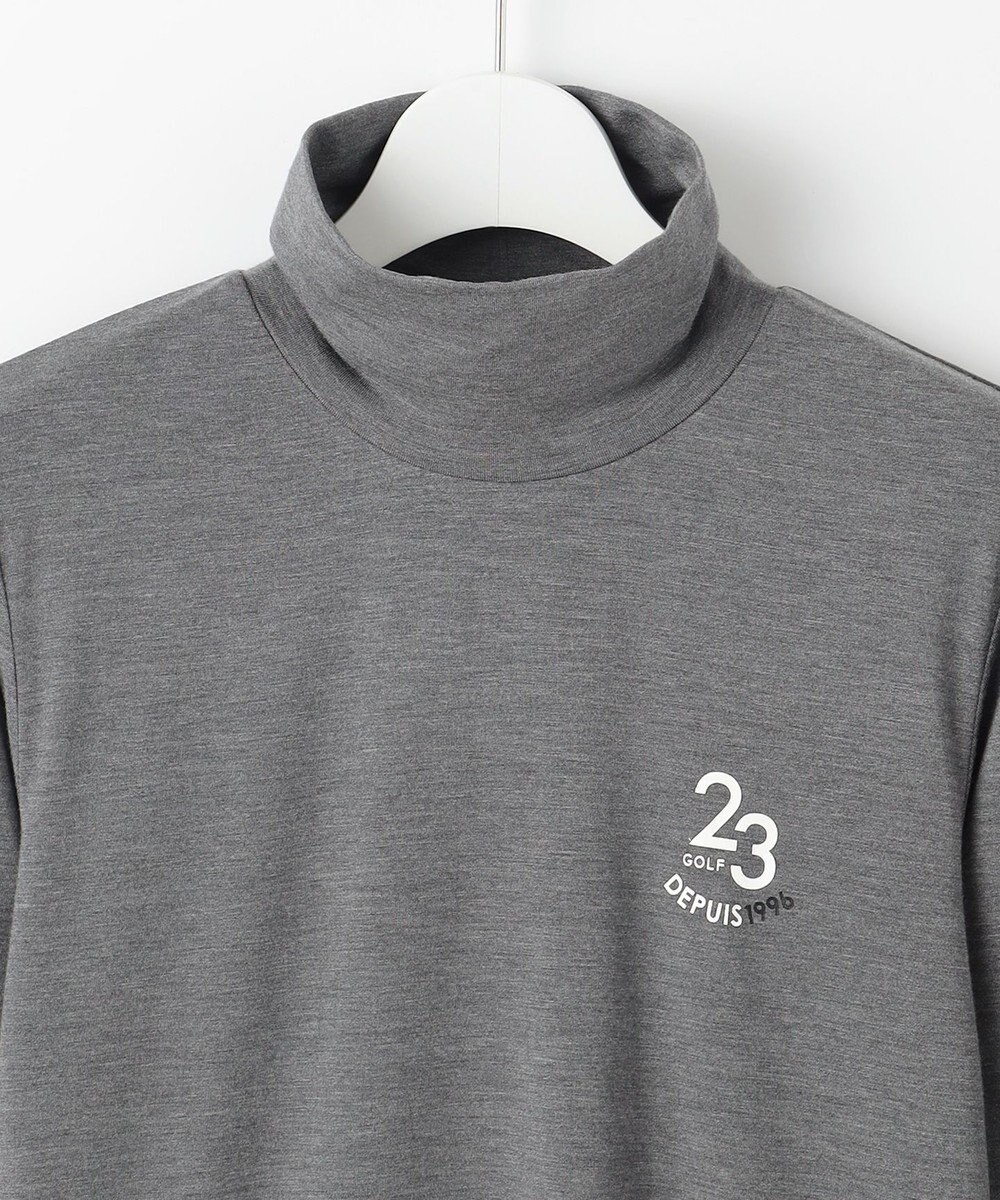 23区GOLF 【WOMEN】インナーにもおすすめなエニワイズモックネックシャツ 