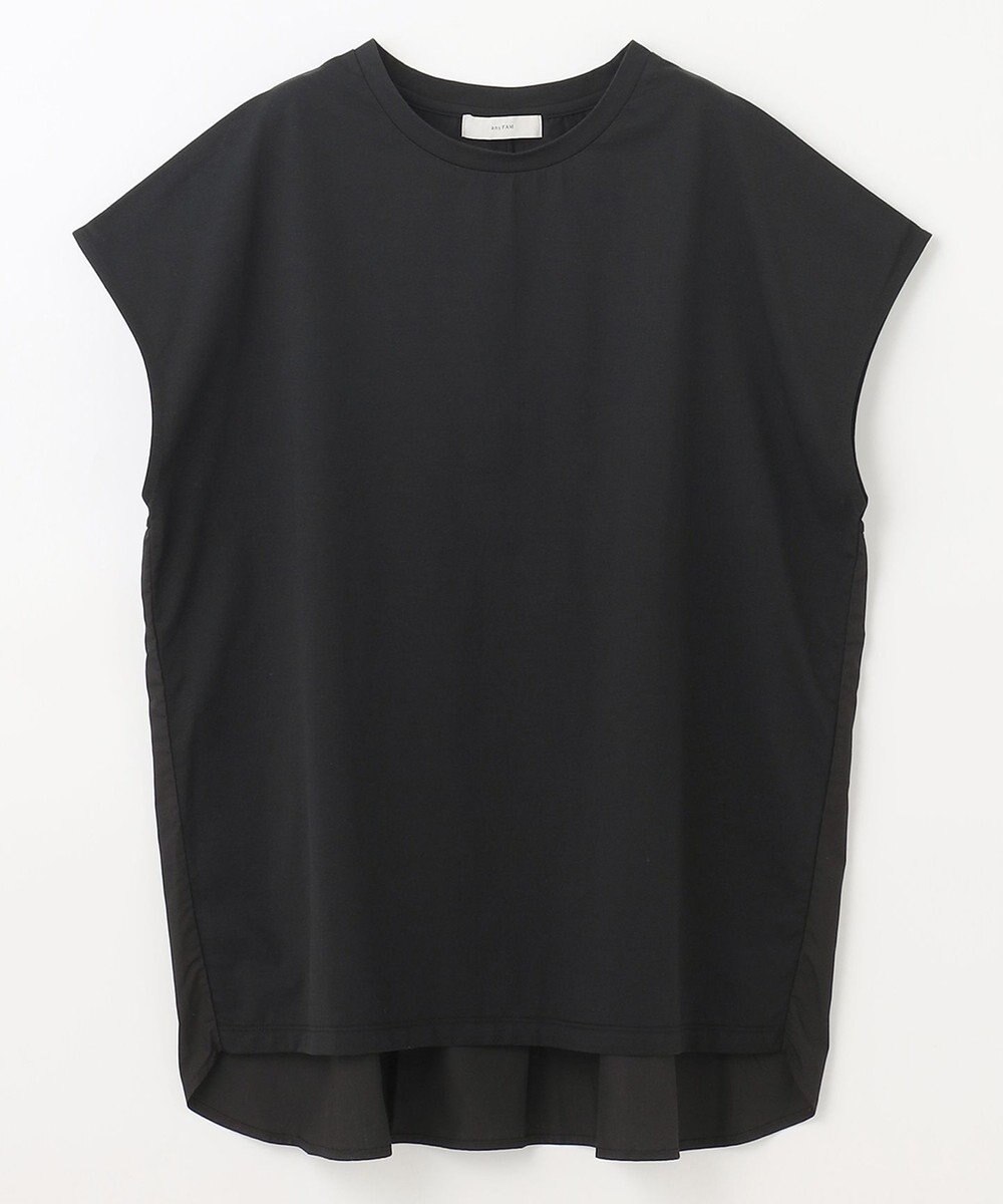 ANY L 【吸水速乾/シワになりにくい/アンチピリング】バックフレアフレンチスリーブカットソー 