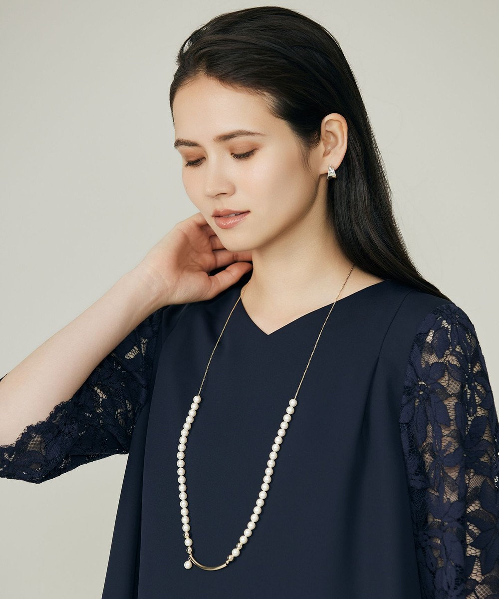 自由区 【カタログ掲載】アレンジパール ネックレス 