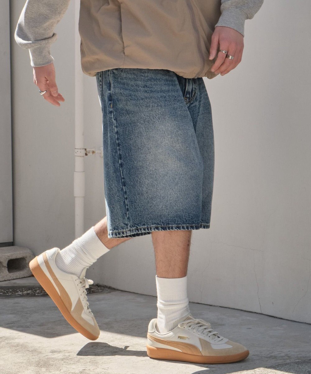 WEGO イージーバギーデニムショーツ 