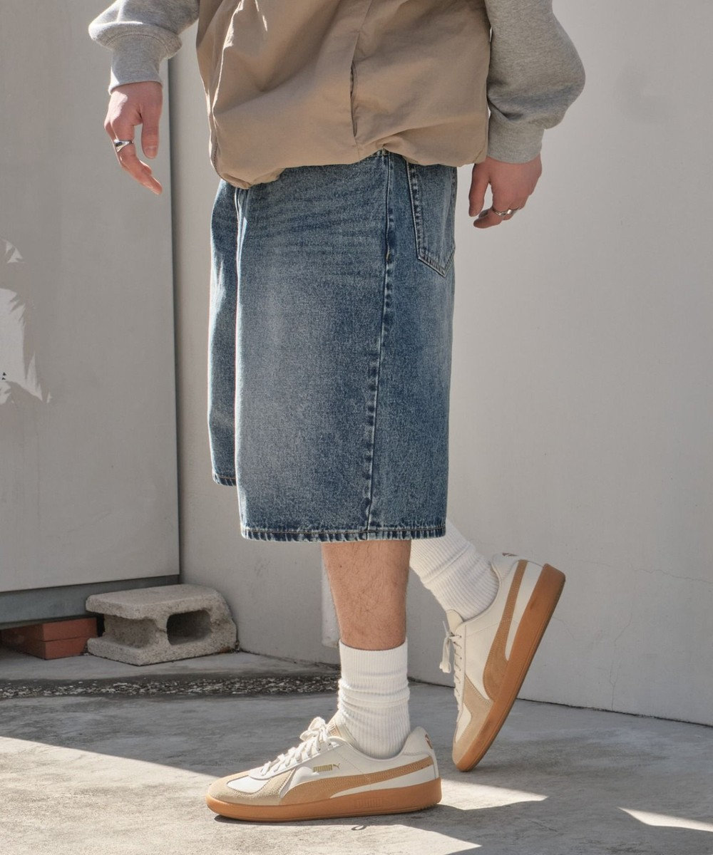 WEGO イージーバギーデニムショーツ 