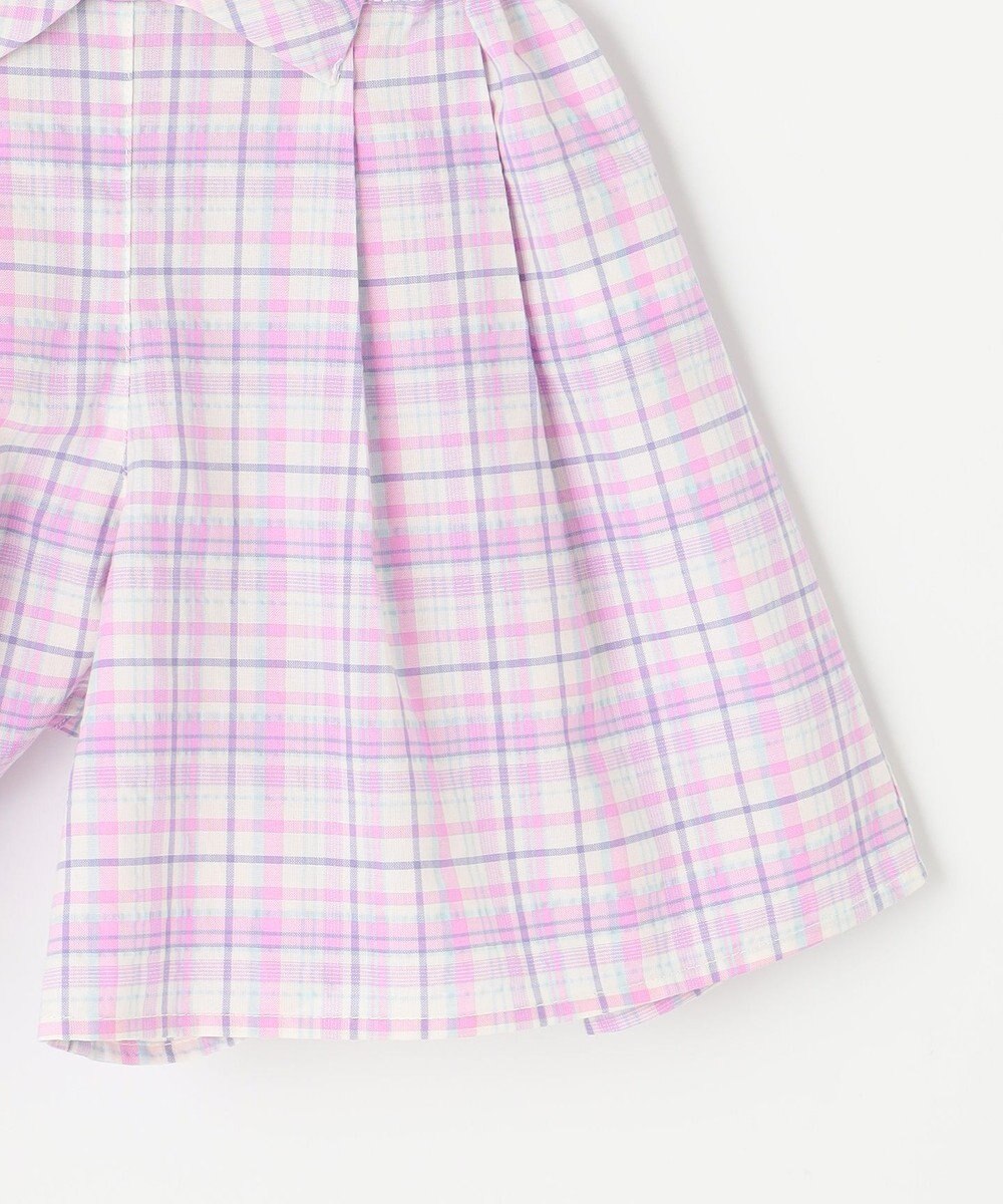 ANY KIDS チェック柄キュロット 